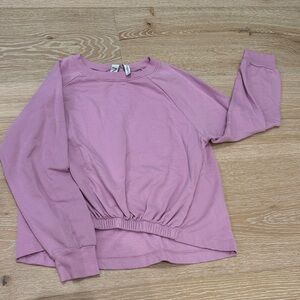 Zella Lavender Crew Sweatshirt Girls Size 8